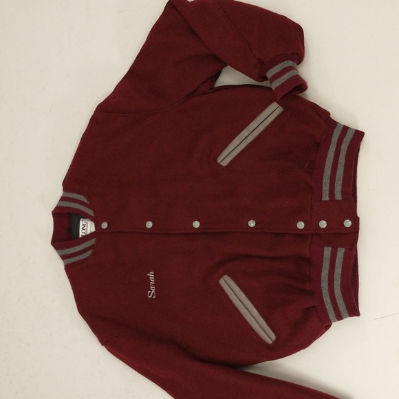 Vintage Hopkins Wool Varsity Jacket Athletic Sports Style USA Made 90s DeLong 46 - Picture 6 of 9